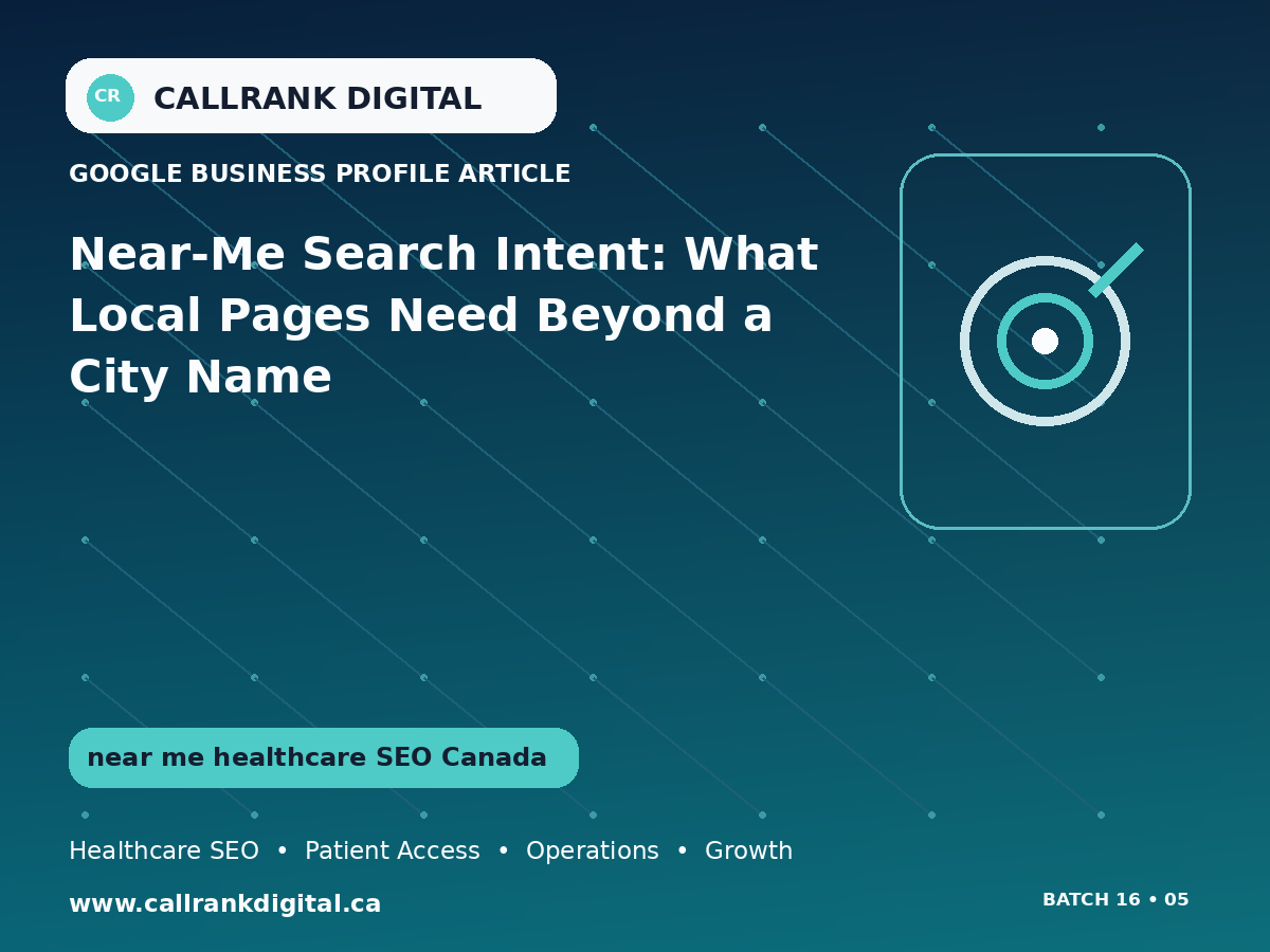 local SEO for medical clinics