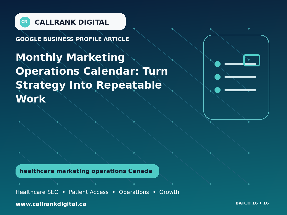 medical clinic marketing